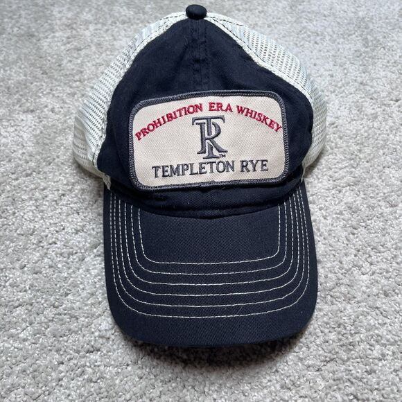 Templeton Rye Prohibition Era Whiskey Hat Zkapz One Size Baseball Cap Black Tan - Picture 3 of 9